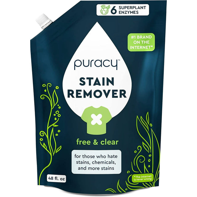 Laundry Stain Remover Refill, Free & Clear, 48 fl.oz. S2